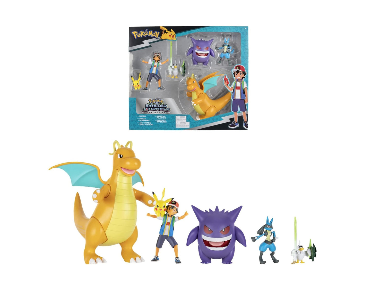 Pokemon Master Journeys The series - Pack de 6 figurines