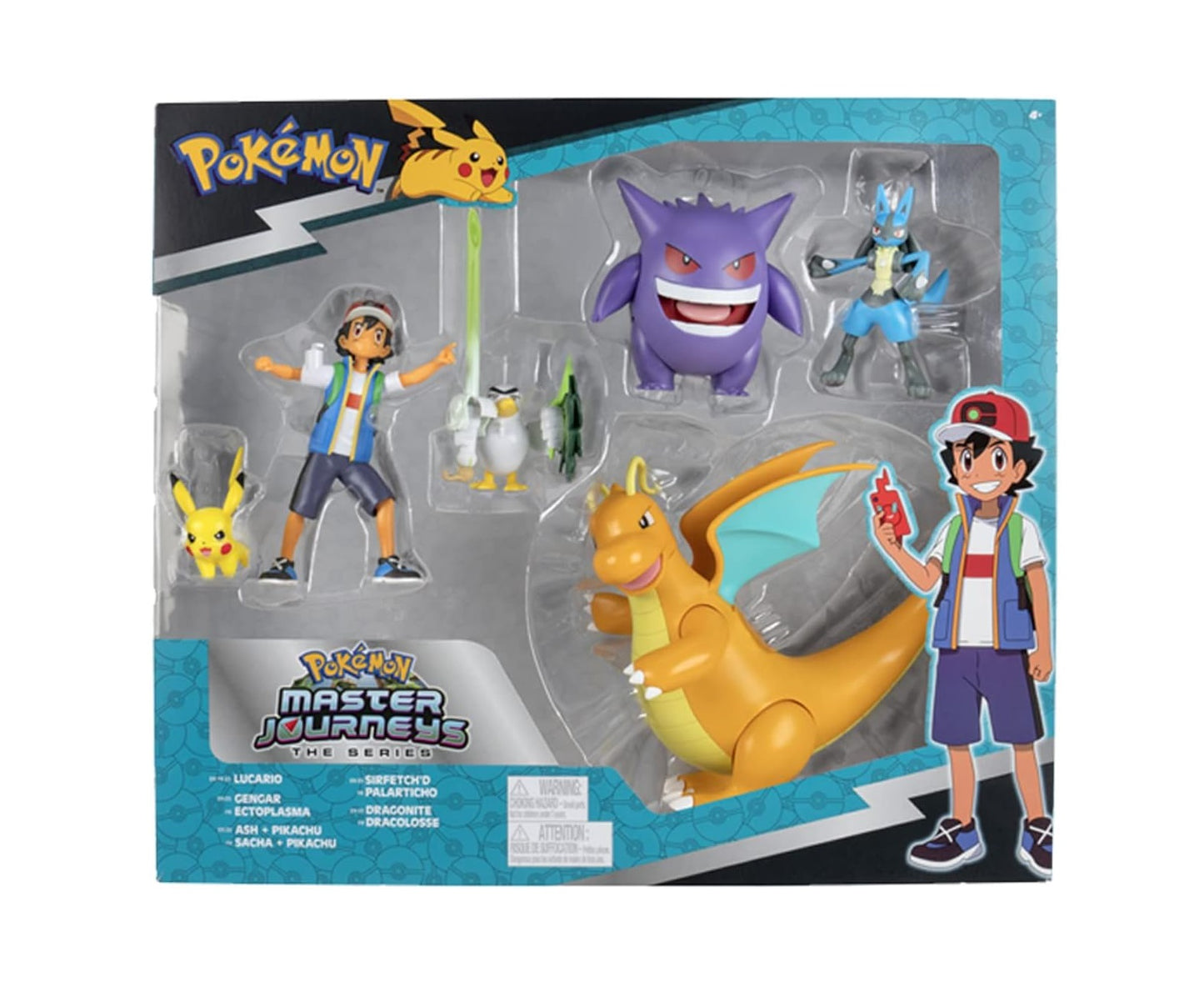 Pokemon Master Journeys The series - Pack de 6 figurines