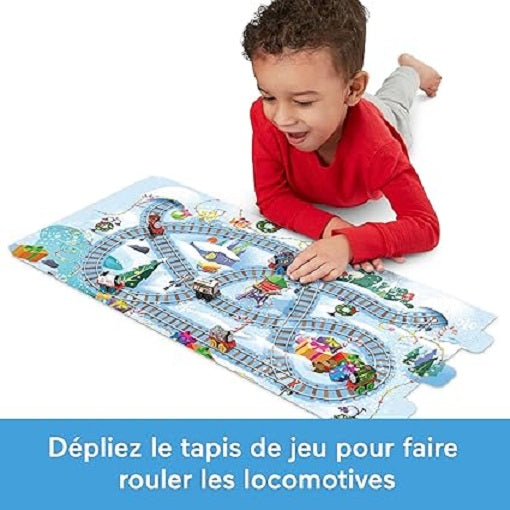 Fisher Price Calendrier de l'avent Thomas et ses amis - 24 mini locomotives