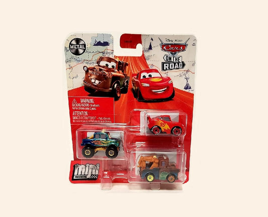 DISNEY Pixar Cars - Mini Racers Pack de 3