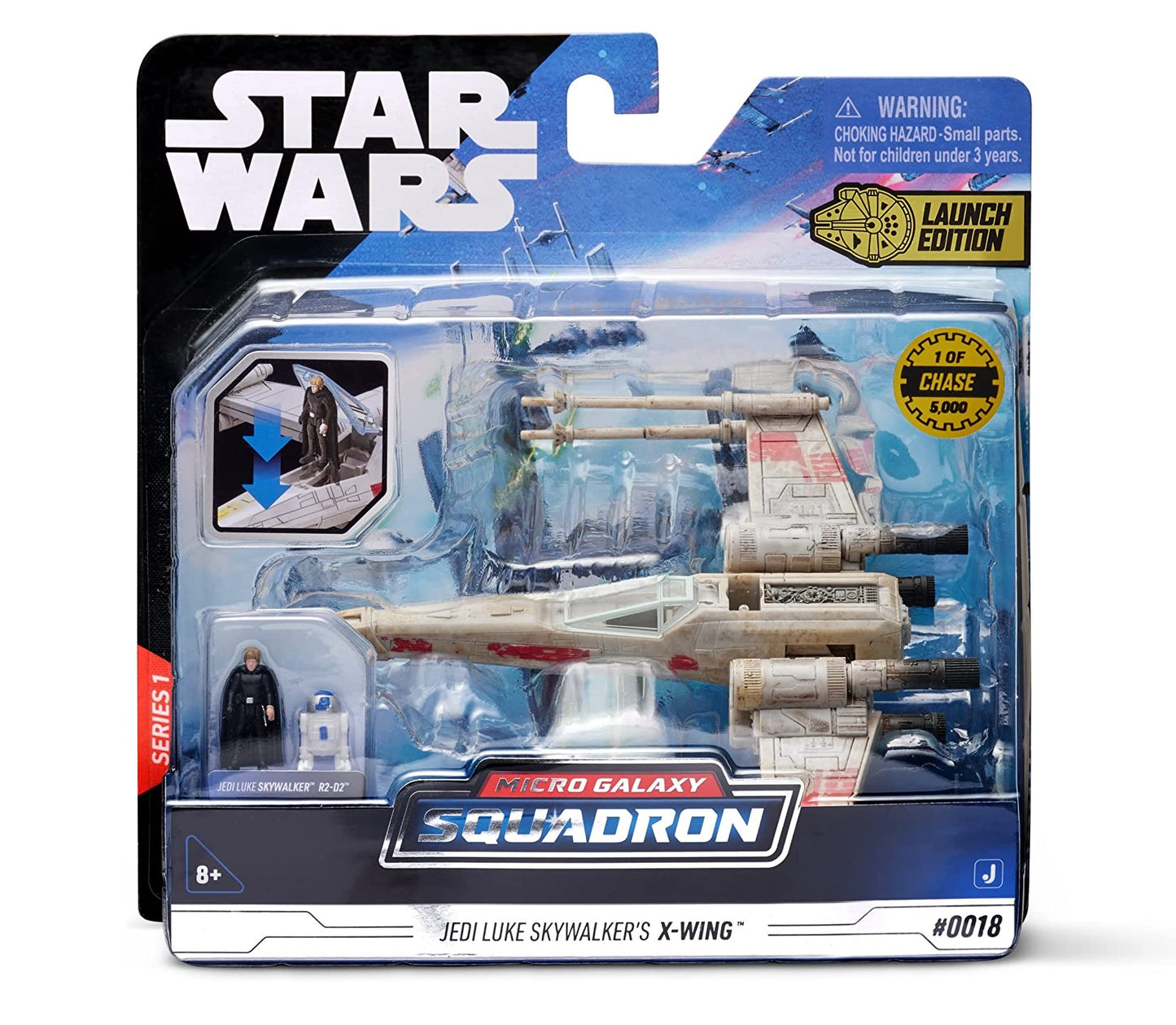 Star Wars Micro Galaxy Squadron Luke Skywalker's X-Wing #18 - Chase 1/5000
