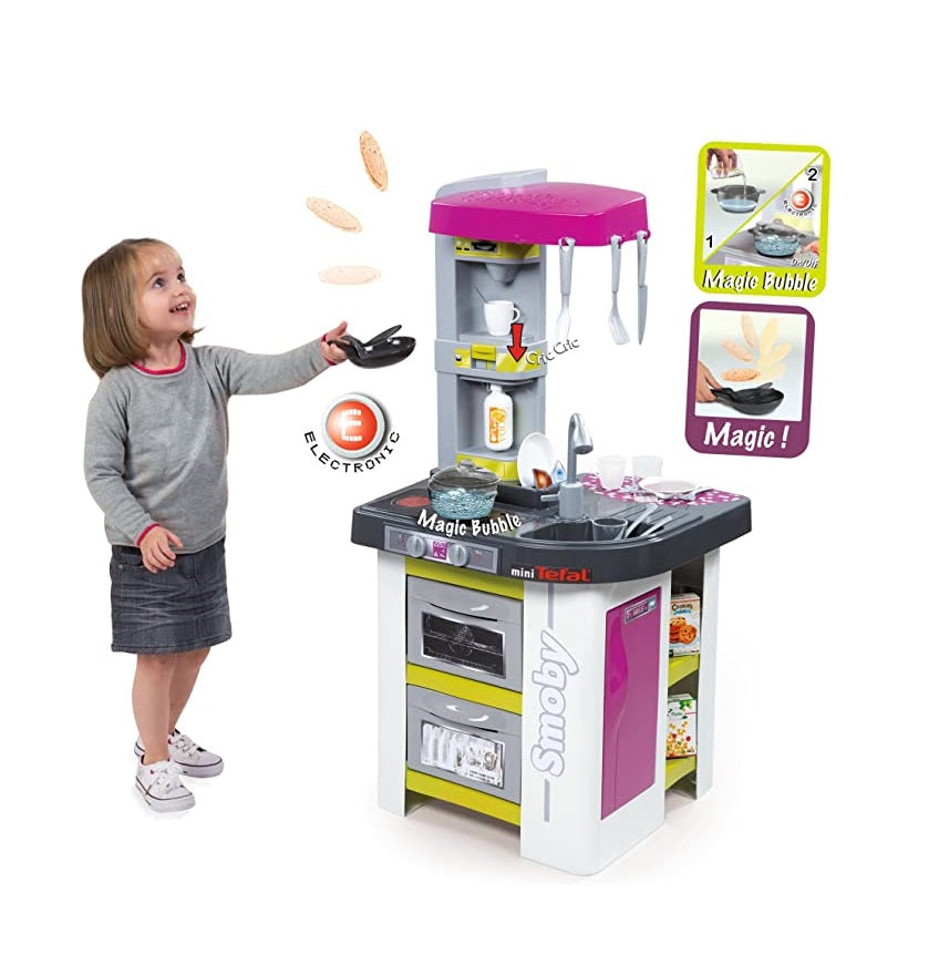 Smoby - Tefal Cuisine Studio - Jouet d'Imitation pour Enfant - 27  Accessoires - Jeu à 360° - Module Electronique - 311056 : : Jeux  et Jouets