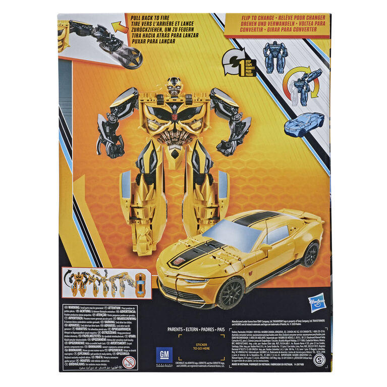 Transformers Mega 1-Step Buzzworthy Bumblebee