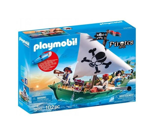 Playmobil 70151 - La chaloupe des pirates