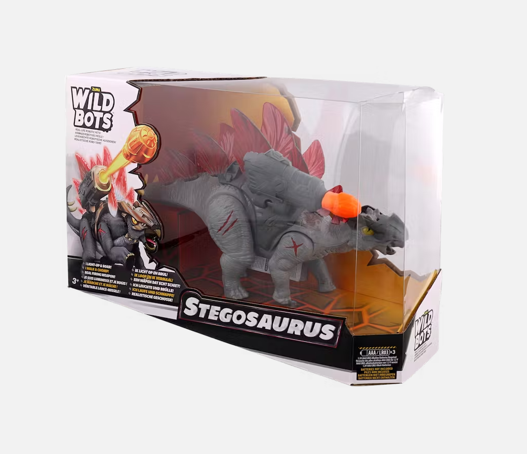 ZURU Wild Bots - T-Rex ou Stégosaure