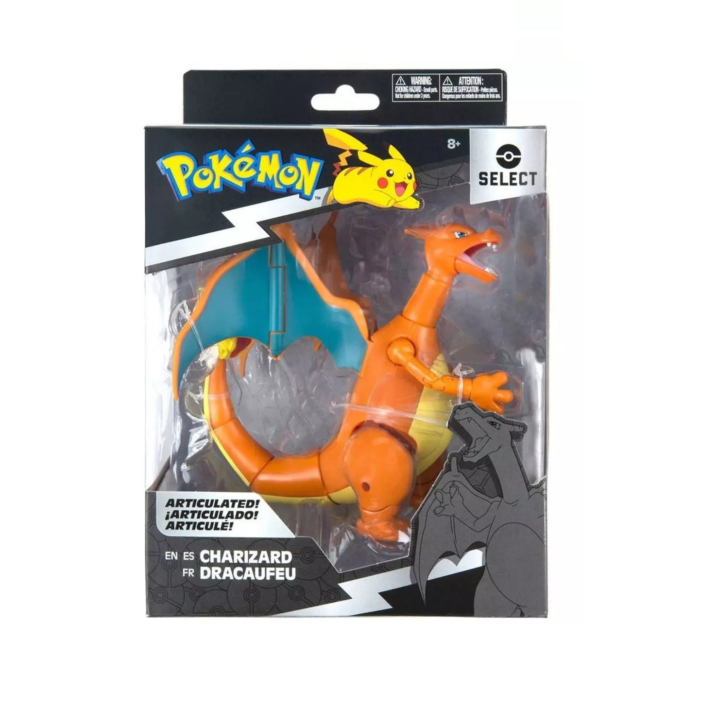 POKEMON Figurine articulée Dracaufeu